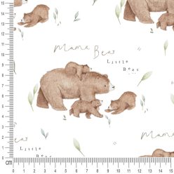 Pretty Fabrics Mama Bear Cotton Loopback French Terry Fabrics Textile Wholesale 300g/m2