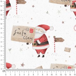 Pretty Fabrics Santa Claus Cotton Jersey Fabrics Textile Wholesale 220g/m2