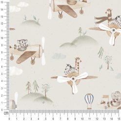 Pretty Fabrics Pilots Cotton Woven Fabrics Textile Wholesale 150g/m2