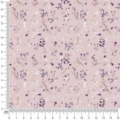 Pretty Fabrics Dusty Flowers Waterproof Oxford Polyester Fabrics Textile Wholesale 220g/m2