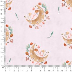 Pretty Fabrics Moonflower Waterproof Oxford Polyester Fabrics Textile Wholesale 220g/m2