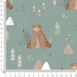 Pretty Fabrics Mr Bear Waterproof Oxford Polyester Fabrics Textile Wholesale 220g/m2