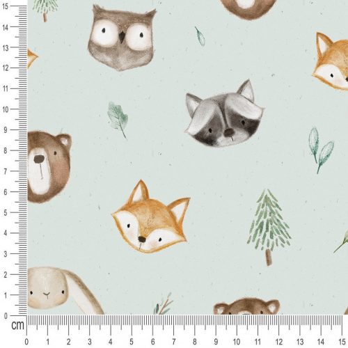 Pretty Fabrics Woodland Animals Waterproof Oxford Polyester Fabrics Textile Wholesale 220g/m2