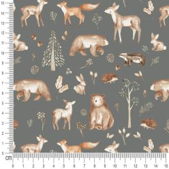 Pretty Fabrics Woodlanders Waterproof Oxford Polyester Fabrics Textile Wholesale 220g/m2